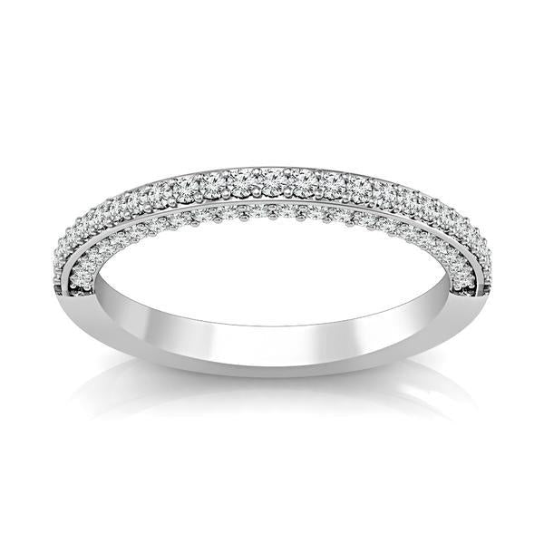 Diamond Band 0.5 ct tw Round 14k White Gold