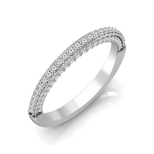 Diamond Band 0.5 ct tw Round 18k White Gold