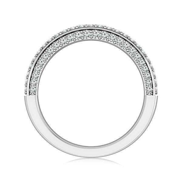 Diamond Band 0.5 ct tw Round 18k White Gold