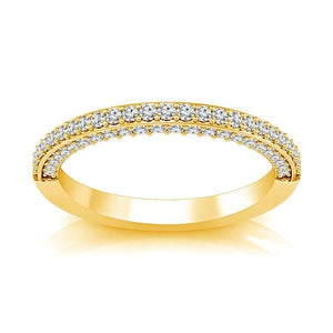 Diamond Band 0.5 ct tw Round 14k Yellow Gold