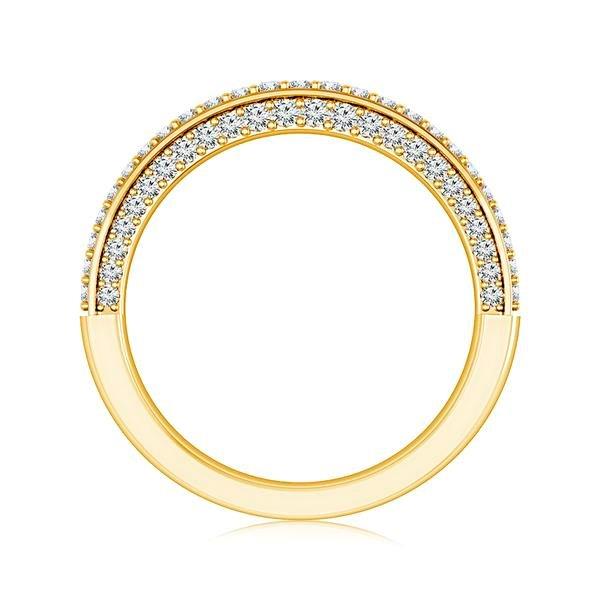 Diamond Band 0.5 ct tw Round 14k Yellow Gold