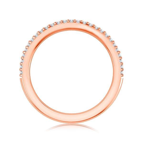 Diamond Band 0.16 ct tw Round 14k Rose Gold