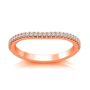 Diamond Band 0.16 ct tw Round 18k Rose Gold