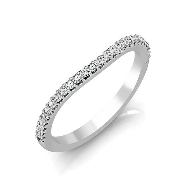 Diamond Band 0.16 ct tw Round 14k White Gold