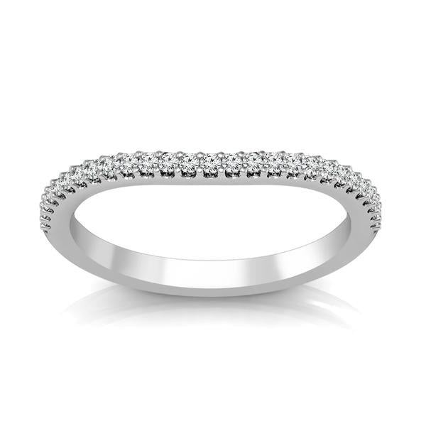 Diamond Band 0.16 ct tw Round 14k White Gold