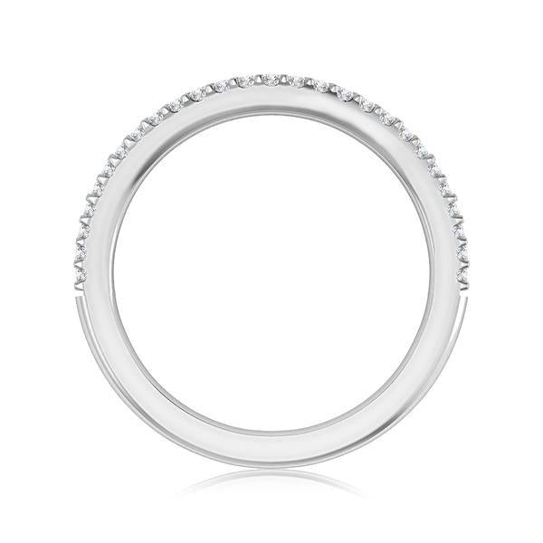 Diamond Band 0.16 ct tw Round 18k White Gold