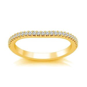Diamond Band 0.16 ct tw Round 14k Yellow Gold