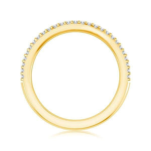 Diamond Band 0.16 ct tw Round 18k Yellow Gold