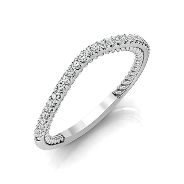 Diamond Band 0.16 ct tw Round 14k White Gold