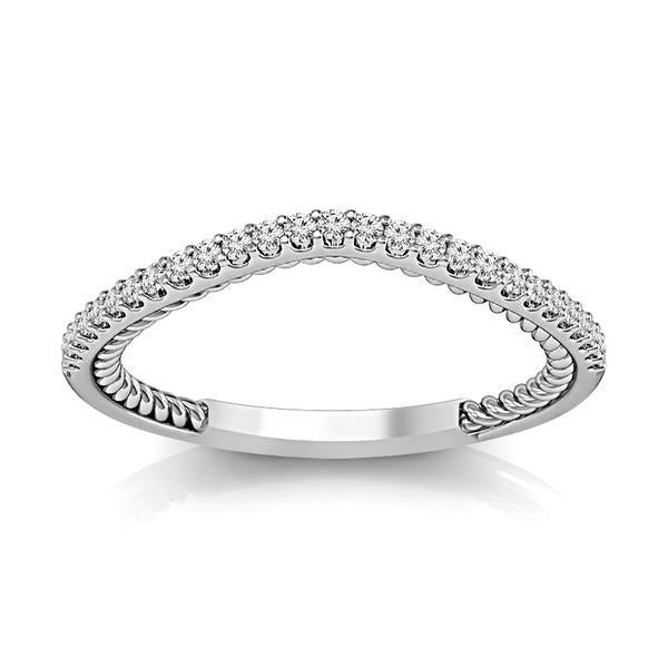 Diamond Band 0.16 ct tw Round 14k White Gold