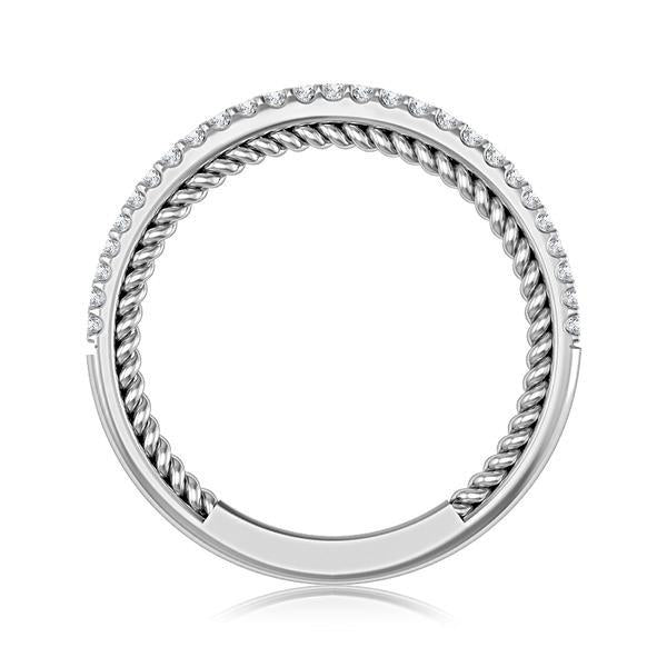 Diamond Band 0.16 ct tw Round 14k White Gold
