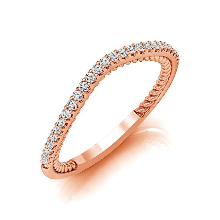 Diamond Band 0.16 ct tw Round 14k White Gold