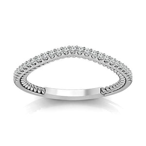 Diamond Band 0.16 ct tw Round 18k White Gold