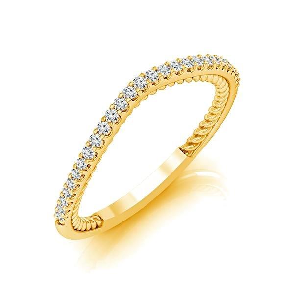 Diamond Band 0.16 ct tw Round 14k Yellow Gold