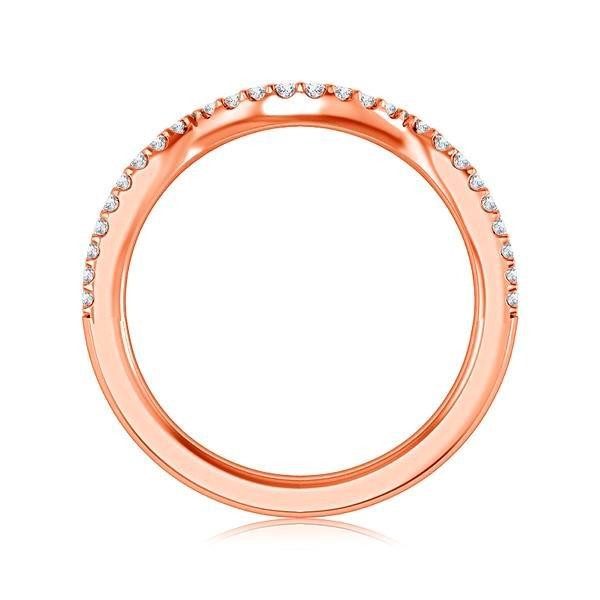 Diamond Band 0.16 ct tw Round 14k Rose Gold