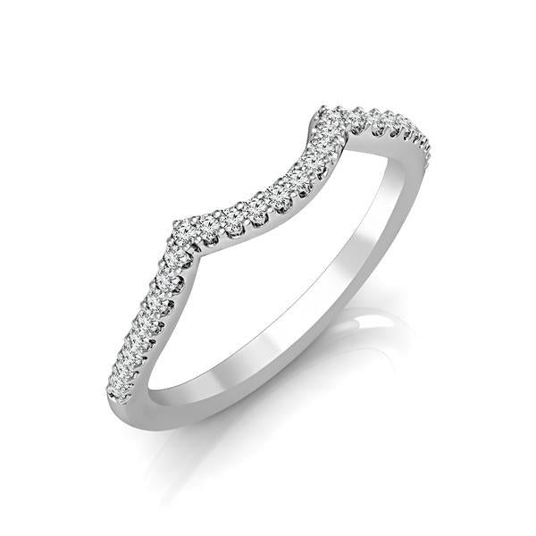 Diamond Band 0.16 ct tw Round 14k White Gold