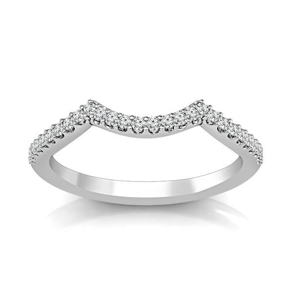 Diamond Band 0.16 ct tw Round 14k White Gold