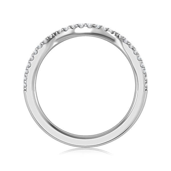 Diamond Band 0.16 ct tw Round 18k White Gold
