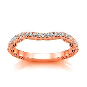 Diamond Band 0.13 ct tw Round 14k Rose Gold