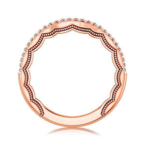 Diamond Band 0.13 ct tw Round 14k Rose Gold