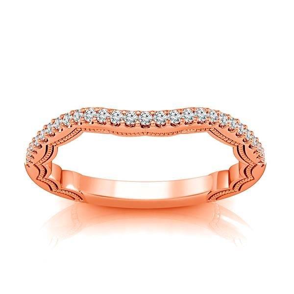 Diamond Band 0.13 ct tw Round 18k Rose Gold