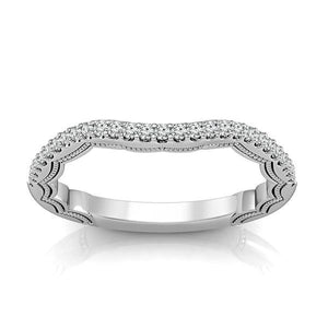 Diamond Band 0.13 ct tw Round 14k White Gold