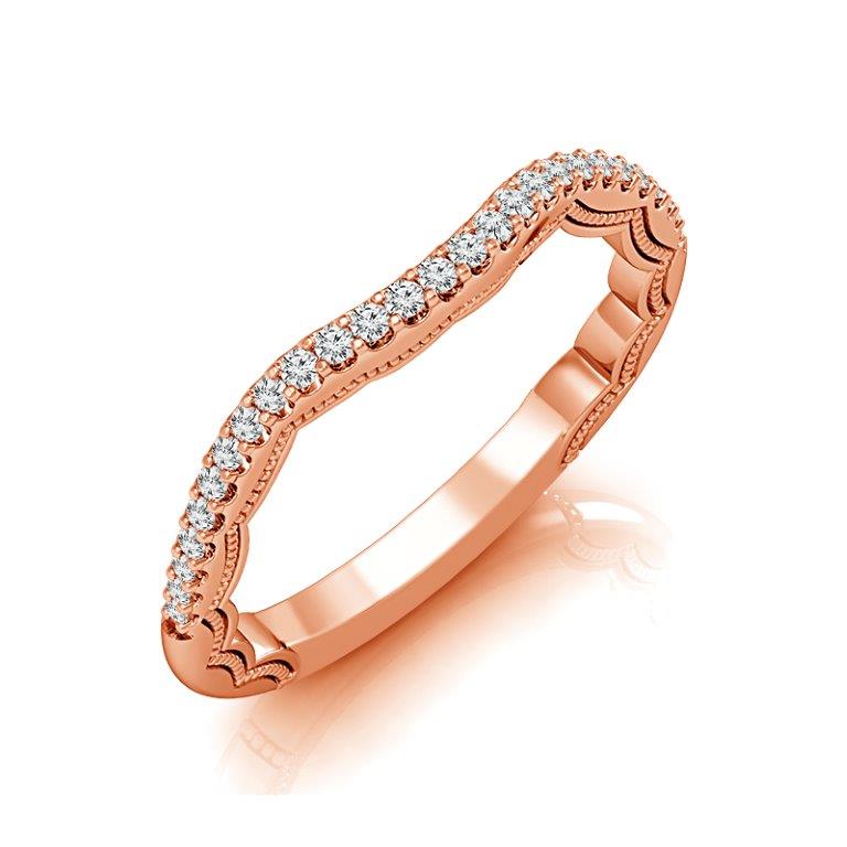 Diamond Band 0.13 ct tw Round 14k White Gold