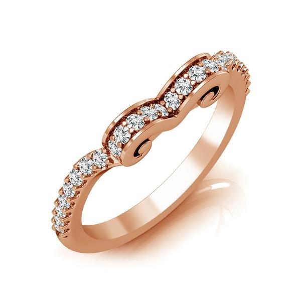 Diamond Band 0.25 ct tw Round 14k Rose Gold