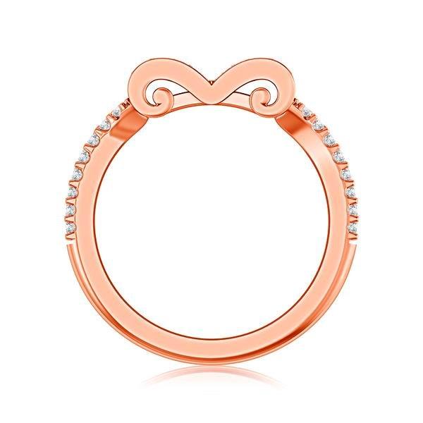Diamond Band 0.25 ct tw Round 14k Rose Gold