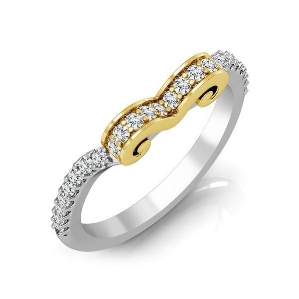 Diamond Band 0.25 ct tw Round 18k White Gold