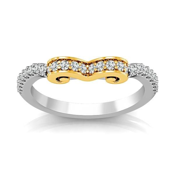 Diamond Band 0.25 ct tw Round 18k White Gold