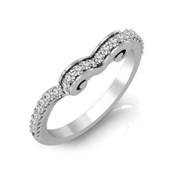 Diamond Band 0.25 ct tw Round 14k White Gold