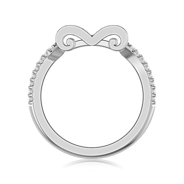 Diamond Band 0.25 ct tw Round 14k White Gold