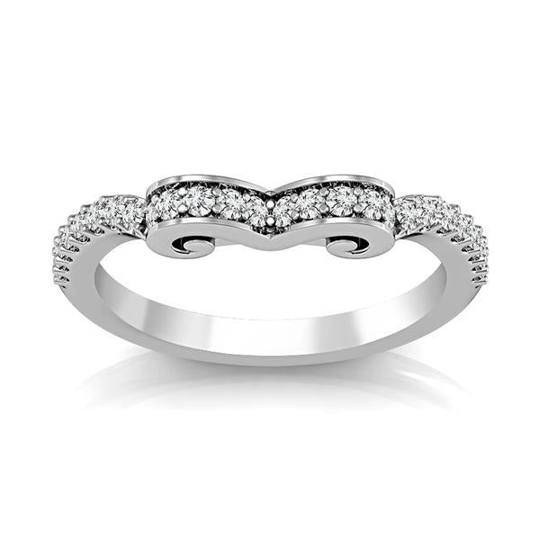 Diamond Band 0.25 ct tw Round 18k White Gold