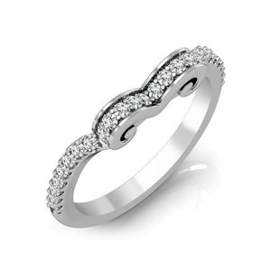 Diamond Band 0.25 ct tw Round 18k White Gold