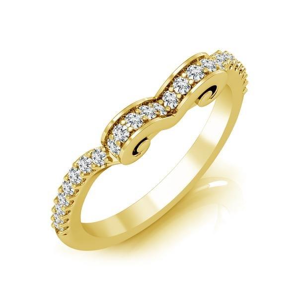 Diamond Band 0.25 ct tw Round 18k Yellow Gold