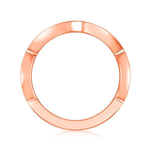 Diamond Band 0.2 ct tw Round 14k Rose Gold