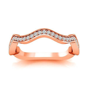 Diamond Band 0.2 ct tw Round 18k Rose Gold