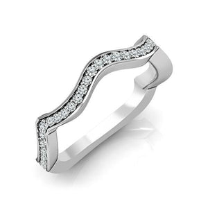 Diamond Band 0.2 ct tw Round 18k White Gold