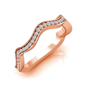 Diamond Band 0.2 ct tw Round 18k White Gold