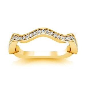 Diamond Band 0.2 ct tw Round 18k Yellow Gold