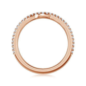 Diamond Band 0.2 ct tw Round 18k Rose Gold