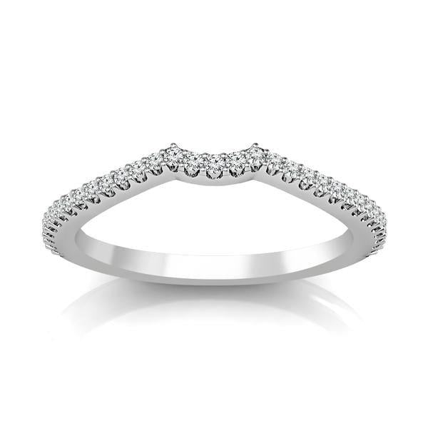 Diamond Band 0.2 ct tw Round 14k White Gold
