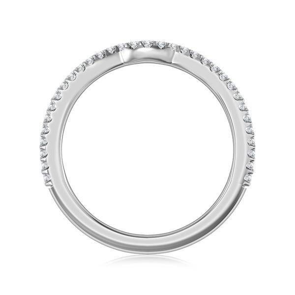 Diamond Band 0.2 ct tw Round 14k White Gold