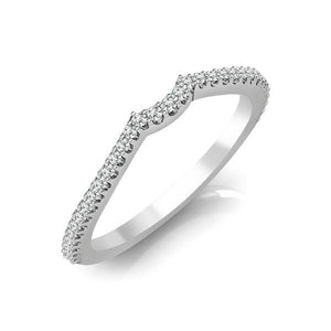 Diamond Band 0.2 ct tw Round 14k White Gold