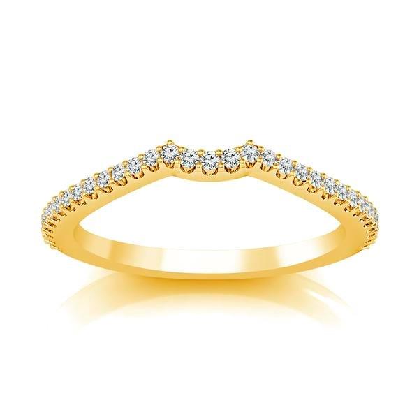Diamond Band 0.2 ct tw Round 14k Yellow Gold