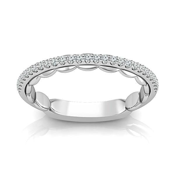 Diamond Band 0.16 ct tw Round 14k White Gold