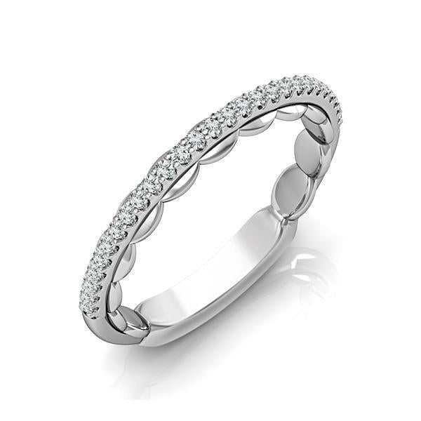 Diamond Band 0.16 ct tw Round 18k White Gold