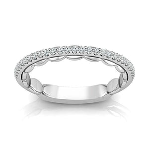 Diamond Band 0.16 ct tw Round 18k White Gold