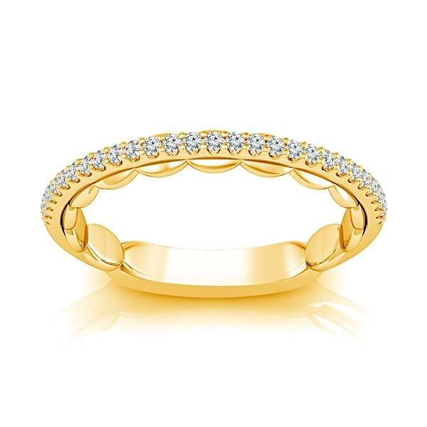 Diamond Band 0.16 ct tw Round 14k Yellow Gold